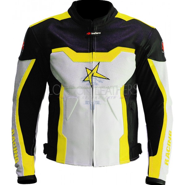 RTX Pro Street Racer Yellow Motorcycle Jacket